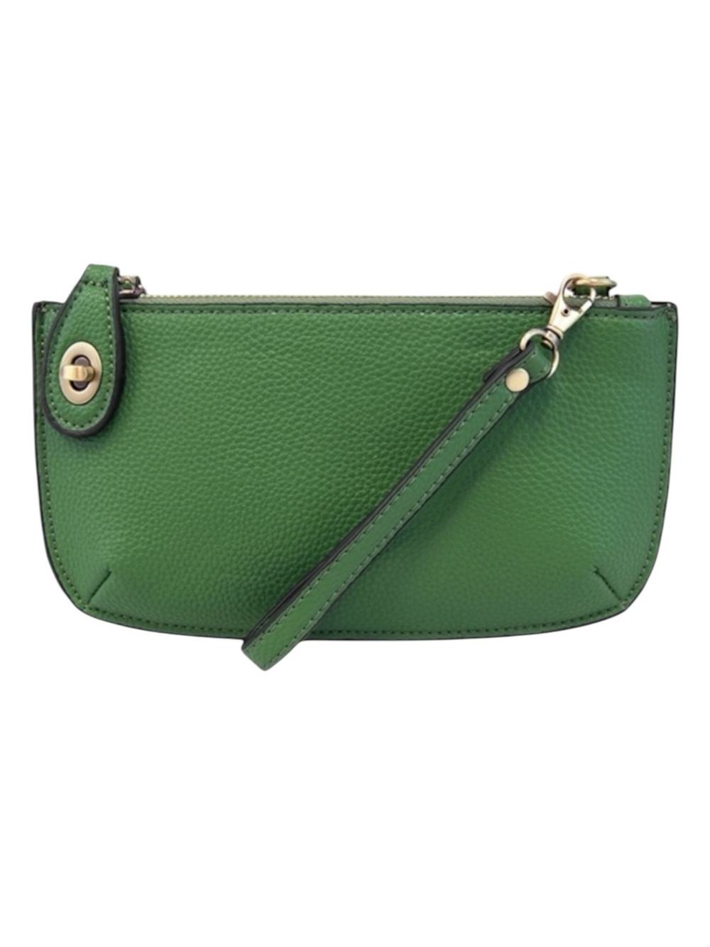 NWT Joy Susan Kelly Green Mini Crossbody Wristlet Clutch Vegan Leather